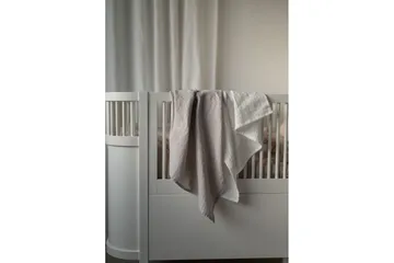 Muslinwrap 2-Pak - Hvid/Grå (70 x 70 cm) - Tekstiler - Pude & plaid - Tæpper & plaider