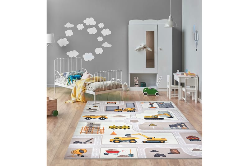 Rajender Børnetæppe 120x160 cm Rektangulært - Linned - Tekstiler - Børnetekstiler - Børnetæpper