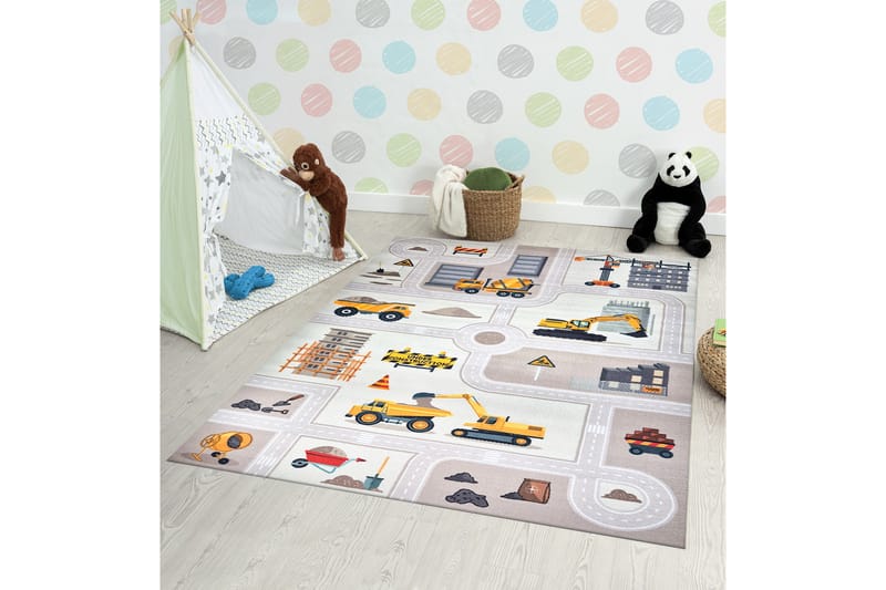 Rajender Børnetæppe 120x160 cm Rektangulært - Linned - Tekstiler - Børnetekstiler - Børnetæpper