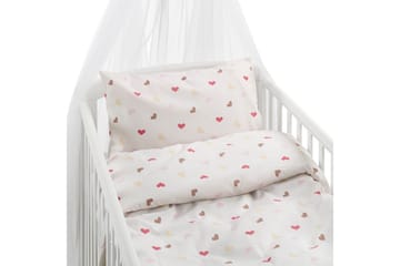 Sengesæt til Tremmeseng 2-Del Hjärttrud