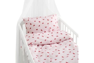 Sengesæt til Tremmeseng 2-Del Hjärttrud