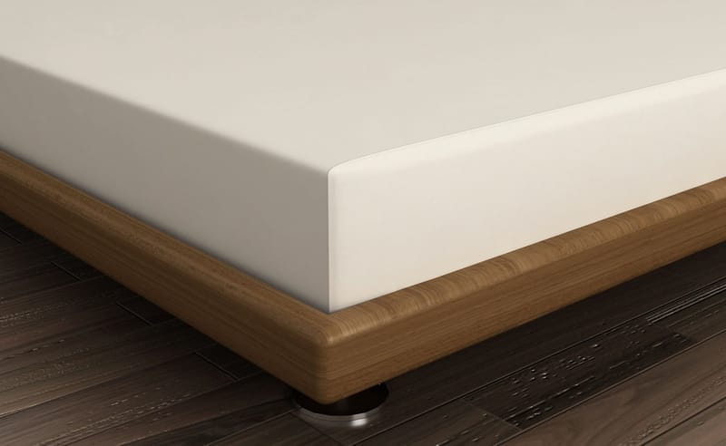 Cream faconlagen 140x190 cm - Creme - Tekstiler - Børnetekstiler - Sengetøj til børn - Tremmeseng sengetøj - Lagen tremmeseng
