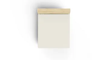 Cream faconlagen 140x200 cm - Creme - Tekstiler - Børnetekstiler - Sengetøj til børn - Tremmeseng sengetøj - Lagen tremmeseng