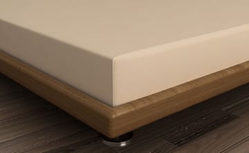 Kiyohiko faconlagen 140x190 cm - Beige - Tekstiler - Børnetekstiler - Sengetøj til børn - Tremmeseng sengetøj - Lagen tremmeseng