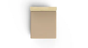 Kiyohiko faconlagen 140x190 cm - Beige - Tekstiler - Børnetekstiler - Sengetøj til børn - Tremmeseng sengetøj - Lagen tremmeseng