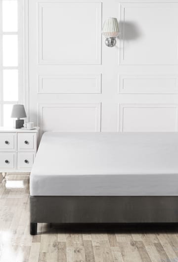 Lorysen faconlagen 140x190 cm - Grå - Tekstiler - Børnetekstiler - Sengetøj til børn - Tremmeseng sengetøj - Lagen tremmeseng