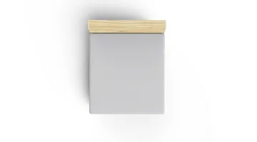 Lorysen faconlagen 140x200 cm - Grå - Tekstiler - Børnetekstiler - Sengetøj til børn - Tremmeseng sengetøj - Lagen tremmeseng