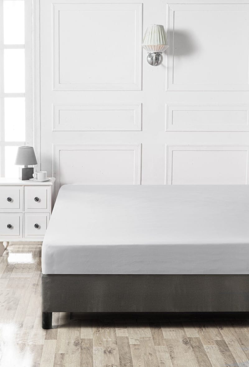 Lorysen faconlagen 140x200 cm - Grå - Tekstiler - Børnetekstiler - Sengetøj til børn - Tremmeseng sengetøj - Lagen tremmeseng