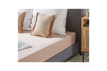 Udlagen Hofuf Beige, 90x200 cm - Beige, 90x200 cm - Tekstiler - Sengetøj - Lagen - Faconsyet lagen