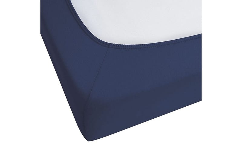 Udlagen Hofuf Blå, 180x200 cm - Blå, 180x200 cm - Tekstiler - Sengetøj - Lagen - Faconsyet lagen