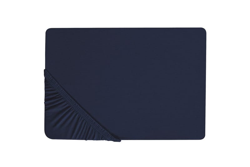 Udlagen Hofuf Blå, 200x200 cm - Blå, 200x200 cm - Tekstiler - Sengetøj - Lagen - Faconsyet lagen