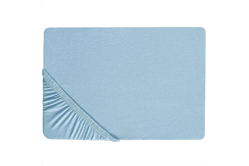 Udlagen Hofuf Blå, 90x200 cm - Blå, 90x200 cm - Tekstiler - Sengetøj - Lagen - Faconsyet lagen