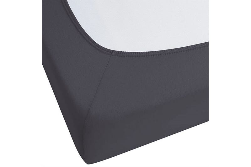 Udlagen Hofuf Sort, 160x200 cm - Sort, 160x200 cm - Tekstiler - Sengetøj - Lagen - Faconsyet lagen