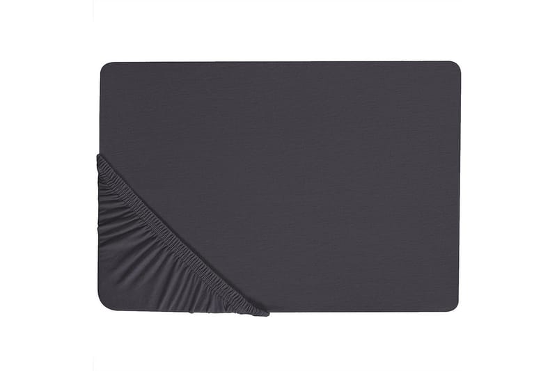 Udlagen Hofuf Sort, 160x200 cm - Sort, 160x200 cm - Tekstiler - Sengetøj - Lagen - Faconsyet lagen