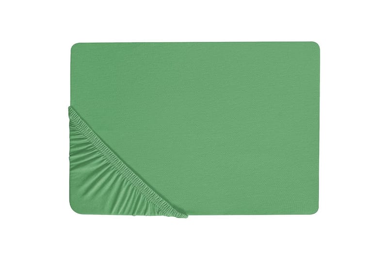 Udlagen Janbu Grøn, 140x200 cm - Grøn, 140x200 cm - Tekstiler - Sengetøj - Lagen - Faconsyet lagen