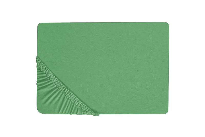 Udlagen Janbu Grøn, 160x200 cm - Grøn, 160x200 cm - Tekstiler - Sengetøj - Lagen - Faconsyet lagen