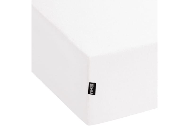 Udlagen Janbu Hvid, 90x200 cm - Hvid, 90x200 cm - Tekstiler - Sengetøj - Lagen - Faconsyet lagen