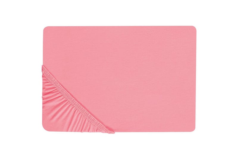 Udlagen Janbu Koral, 90x200 cm - Koral, 90x200 cm - Tekstiler - Sengetøj - Lagen - Faconsyet lagen