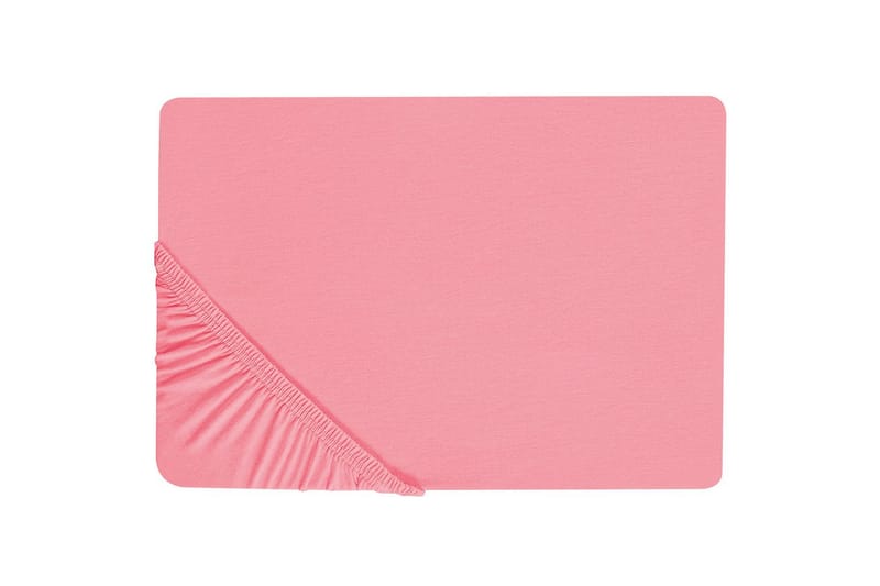 Udlagen Janbu Koral, 90x200 cm - Koral, 90x200 cm - Tekstiler - Sengetøj - Lagen - Faconsyet lagen