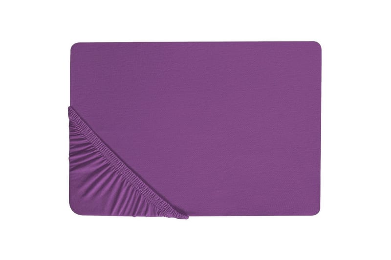 Udlagen Janbu Lilla, 200x200 cm - Lilla, 200x200 cm - Tekstiler - Sengetøj - Lagen - Faconsyet lagen