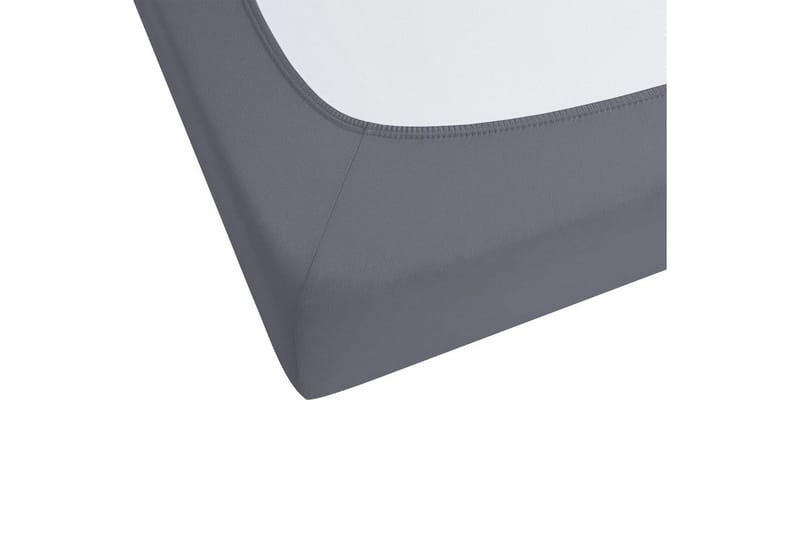 Udlagen Janbu Mørkegrå, 140x200 cm - Mørkegrå, 140x200 cm - Tekstiler - Sengetøj - Lagen - Faconsyet lagen