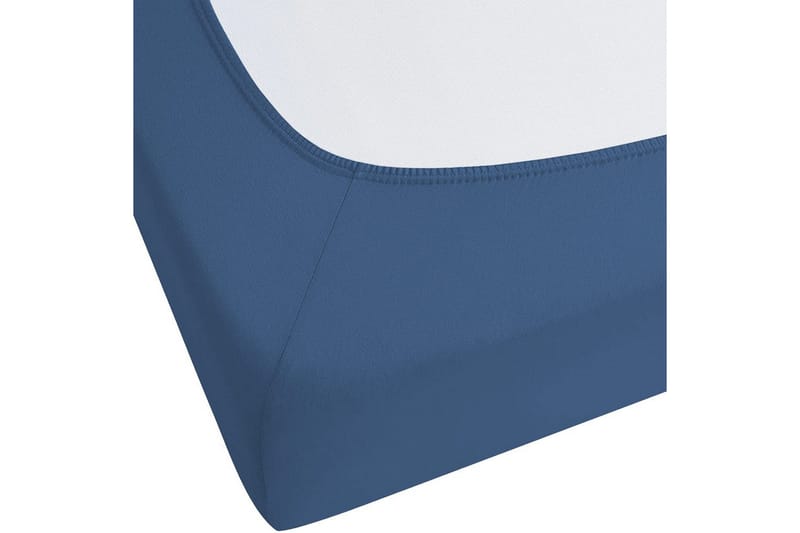 Udlagen Janbu Marineblå, 200x200 cm - Marineblå, 200x200 cm - Tekstiler - Børnetekstiler - Sengetøj til børn - Tremmeseng sengetøj - Lagen tremmeseng