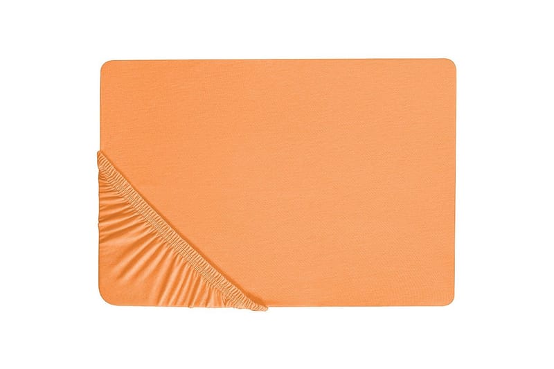 Udlagen Janbu Orange, 180x200 cm - Orange, 180x200 cm - Tekstiler - Sengetøj - Lagen - Faconsyet lagen