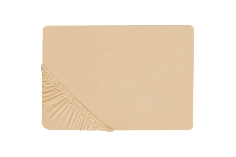 Udlagen Janbu Sandbeige, 160x200 cm - Sandbeige, 160x200 cm - Tekstiler - Sengetøj - Lagen - Faconsyet lagen