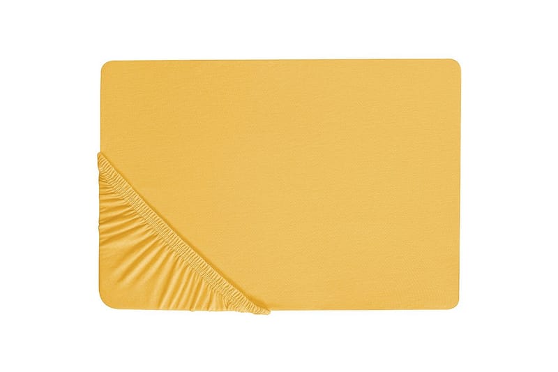 Udlagen Janbu Sennepsgul, 140x200 cm - Sennepsgul, 140x200 cm - Tekstiler - Børnetekstiler - Sengetøj til børn - Tremmeseng sengetøj - Lagen tremmeseng