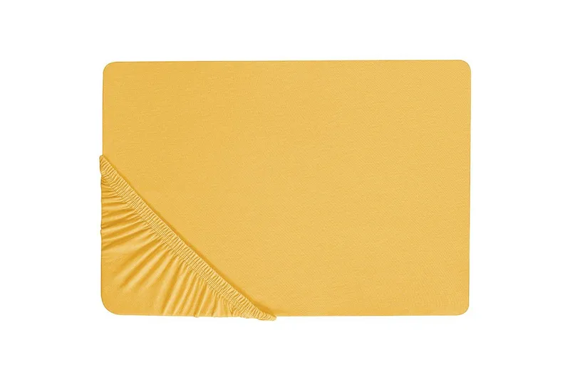 Udlagen Janbu Sennepsgul, 90x200 cm - Sennepsgul, 90x200 cm - Tekstiler - Børnetekstiler - Sengetøj til børn - Tremmeseng sengetøj - Lagen tremmeseng