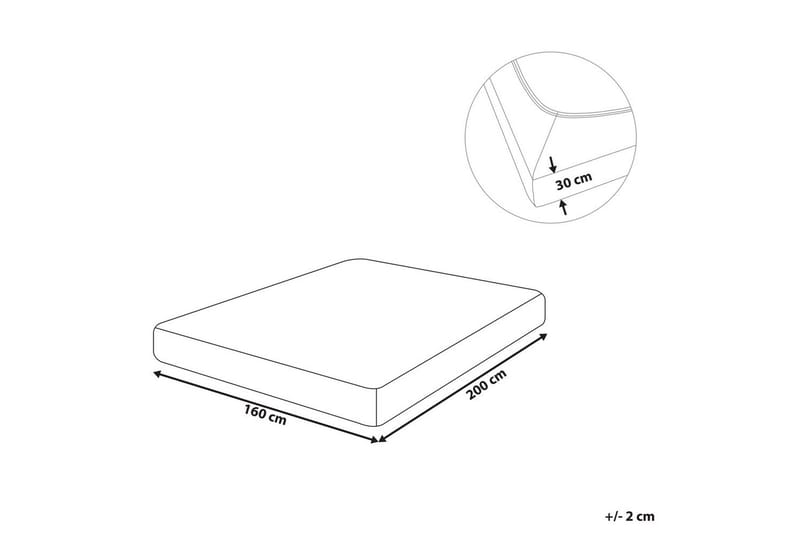Udlagen Janbu Sort, 160x200 cm - Sort, 160x200 cm - Tekstiler - Sengetøj - Lagen - Faconsyet lagen