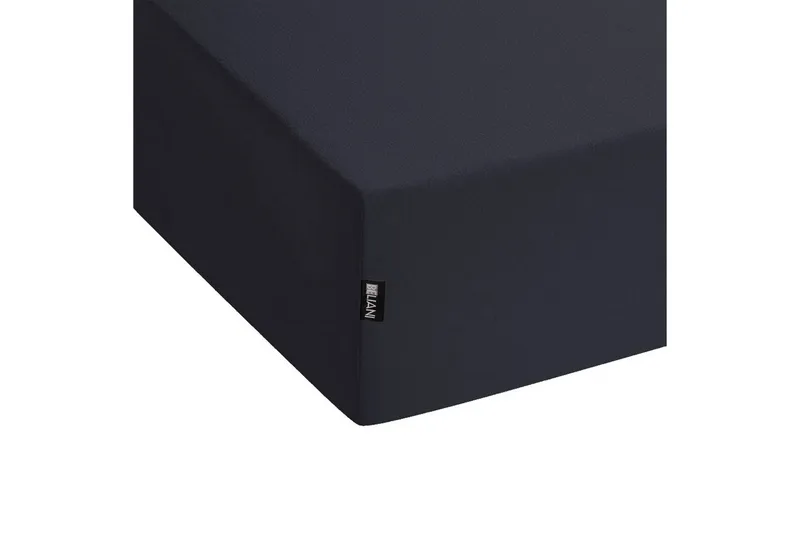 Udlagen Janbu Sort, 180x200 cm - Sort, 180x200 cm - Tekstiler - Sengetøj - Lagen - Faconsyet lagen