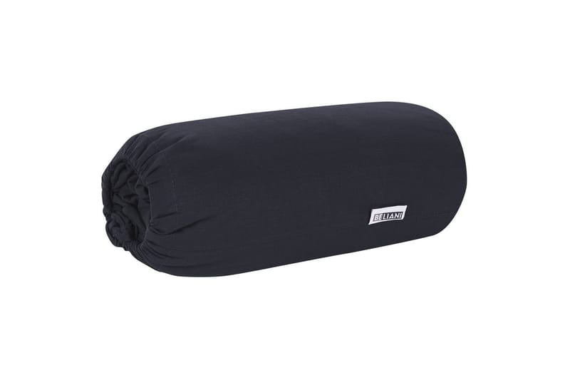 Udlagen Janbu Sort, 90x200 cm - Sort, 90x200 cm - Tekstiler - Sengetøj - Lagen - Faconsyet lagen