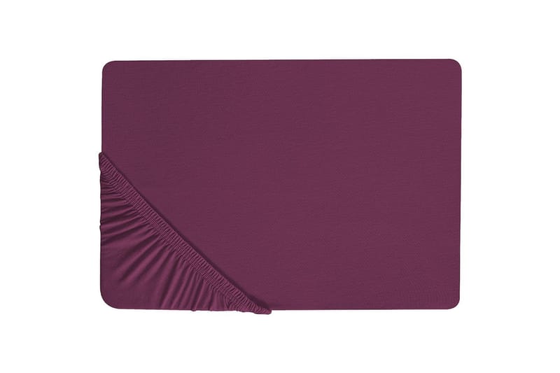 Udlagen Janbu Vinrød, 90x200 cm - Vinrød, 90x200 cm - Tekstiler - Sengetøj - Lagen - Faconsyet lagen