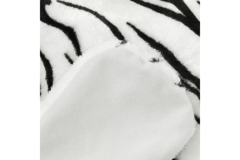 Tigertæppe Plys 144 Cm Hvid - Hvid - Børnetæpper