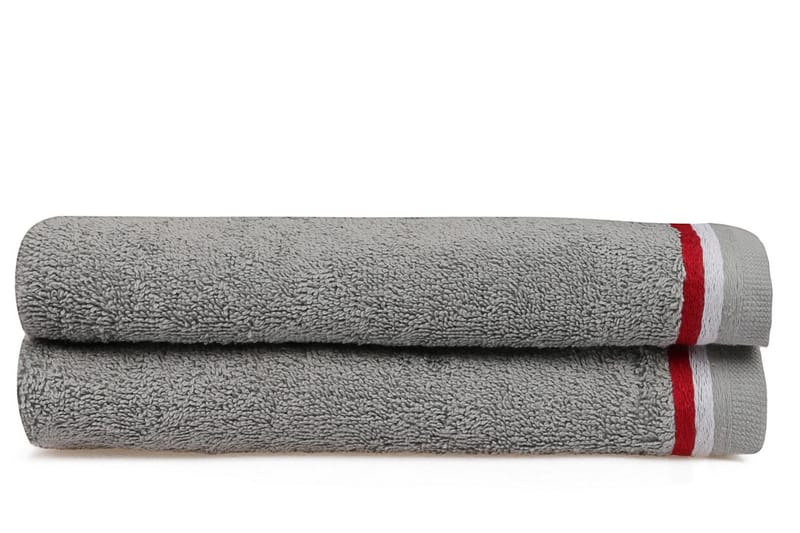 Ashburton Håndklæde 2-pak - Grå - Håndklæder