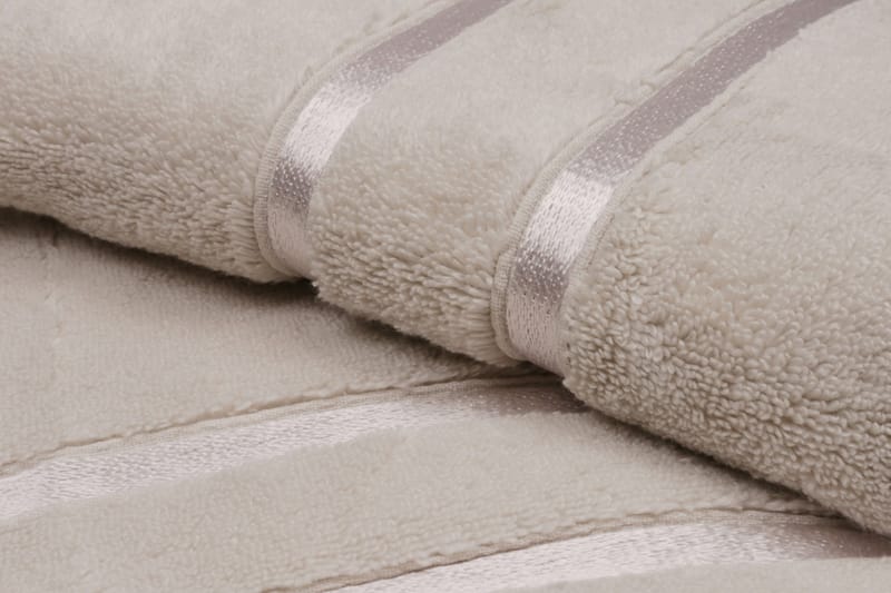 Ashburton Håndklæde 2-pak - Lysebrun - Håndklæder