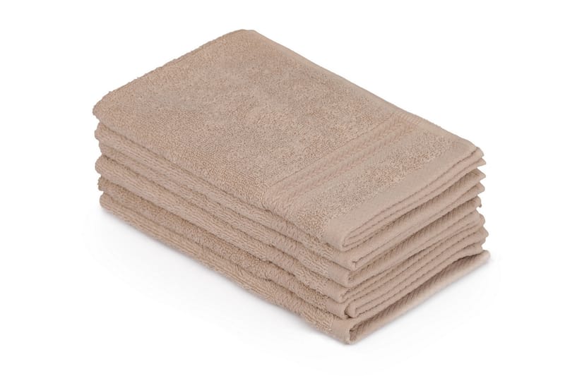 Ashburton Vaskeklud 6-pak - Beige - Håndklæder