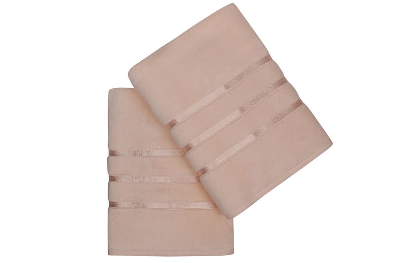 Ashburton Badehåndklæde 2-pak - Lyserød - Tekstiler - Badetekstiler - Badehåndklæder