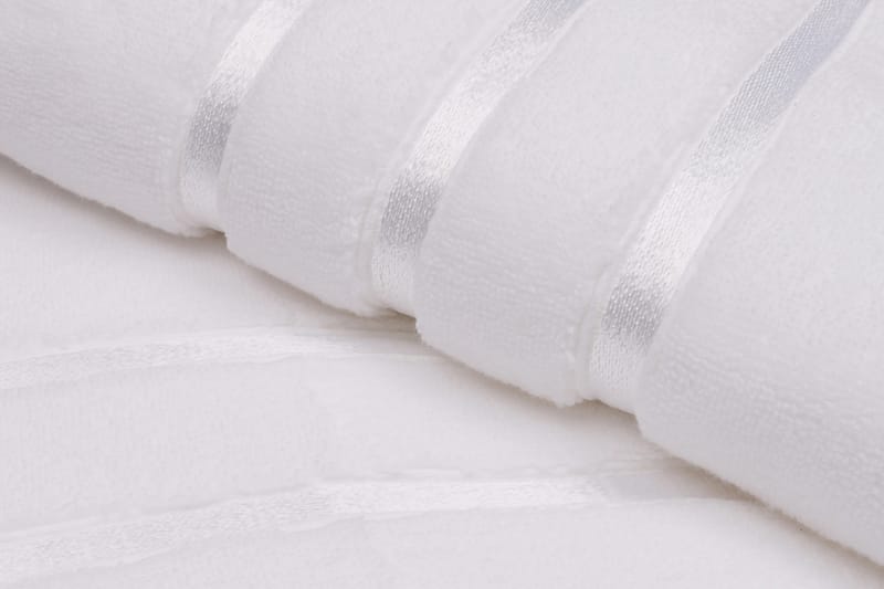 Ashburton Badehåndklæde 2-pak - Hvid - Badehåndklæder - Strandhåndklæde & strandlagen