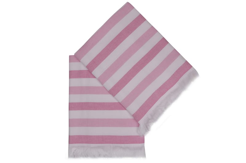 Ashburton Strandhåndklæde 2-pak - Lyserød/Hvid - Badehåndklæder - Strandhåndklæde & strandlagen