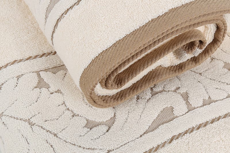 Hobby Badehåndklæde 70x140 cm 2-pak - Creme - Tekstiler - Badetekstiler - Badehåndklæder