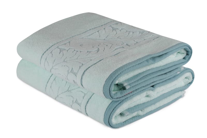 Hobby Badehåndklæde 70x140 cm 2-pak - Mint - Tekstiler - Badetekstiler - Badehåndklæder