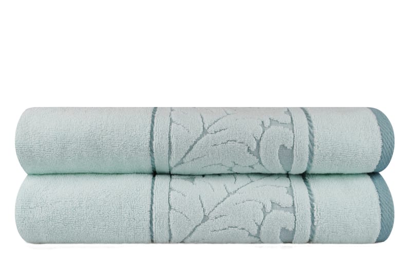 Hobby Badehåndklæde 70x140 cm 2-pak - Mint - Tekstiler - Badetekstiler - Badehåndklæder