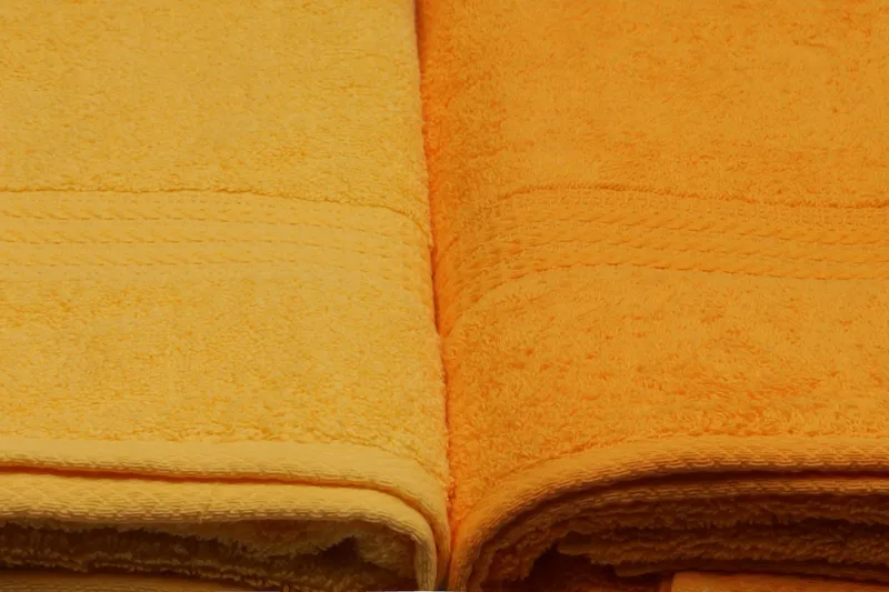 Hobby Badehåndklæde 70x140 cm 4-pak - Gul/Orange - Tekstiler - Badetekstiler - Badehåndklæder