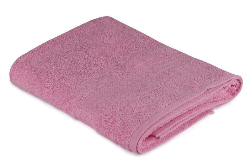 Hobby Badehåndklæde 70x140 cm - Lyserød - Stort badelagen - Badehåndklæder - Strandhåndklæde & strandlagen