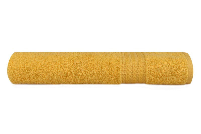 Hobby Badehåndklæde 70x140 cm - Mørkegul - Stort badelagen - Badehåndklæder - Strandhåndklæde & strandlagen
