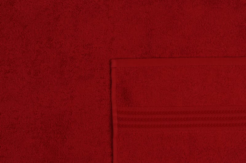 Hobby Badehåndklæde 70x140 cm - Rød - Stort badelagen - Badehåndklæder - Strandhåndklæde & strandlagen