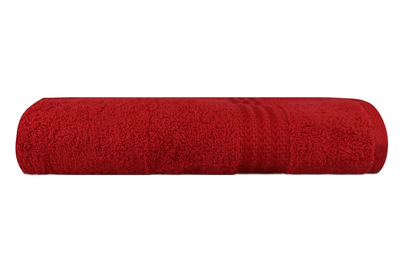 Hobby Badehåndklæde 70x140 cm - Rød - Tekstiler - Badetekstiler - Badehåndklæder