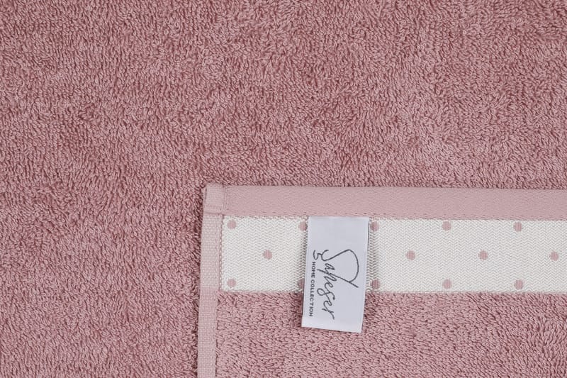 Landercost Badehåndklæde 2-pak - Rød/Hvid - Tekstiler - Badetekstiler - Badehåndklæder